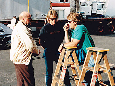 Dana Elcar chats with Steve Blalock and Vince Deadrick