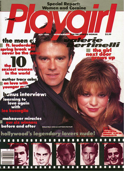 Richard Dean Anderson on the cover of Playgirl