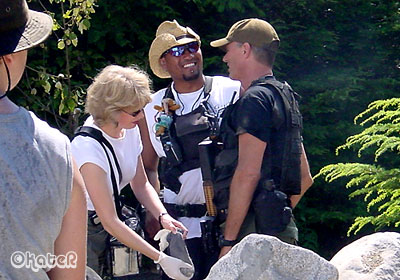 Richard on the Stargate set