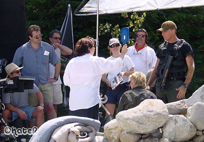 Richard on the Stargate set