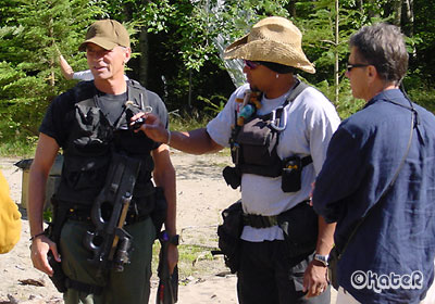 Richard on the Stargate set