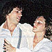 With Marcia Taylor at the GH Christmas party, 1978 - Daytimers - December 1978