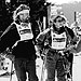 Vacation at Jimmie Heuga's Mazda Ski Express in Vail, with Katarina Witt - April 11, 1992