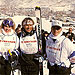 Race to Erase MS celebrity ski event at Aspen, with Nancy Davis and Brian Austin Green - February, 1994