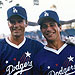 Hollywood All-Stars game at Dodger Stadium, with Tony Danza - August 12, 1995