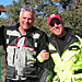 Motorcycle trip to Sequoia National Park, Mojave Desert, and Sherman Pass - May 10, 2009 - RDA's photo sent via email, May 12, 2009: 'Friends are Wil Calhoun and Bruce Cook, both are SCUBA buds as well. Now we are a motorcycle gang: The Muffin Top Gang - MTG'