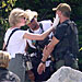 On the set of Stargate SG-1 during Death Knell - July 23, 2003