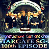 Stargate celebrating the 100th episode