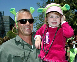 Richard and Wylie at the Shrek premiere